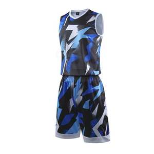 Nuevo DISEÑO DE LLEGADA Impresión digital Transpirable Secado rápido Antibacteriano Unisex Adulto Nombre del equipo personalizado Uniforme de baloncesto Último - Product Image 1