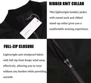 เสื้อโค้ทลำลองสำหรับผู้ชายเสื้อโค้ทลำลองไซส์ใหญ่พิเศษแจ็คเก็ตบอมเบอร์แจ็คเก็ต8XL 7XL 6XL - Product Image 3