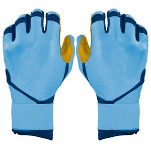 Gants de frappe de baseball pour homme, qualité supérieure, personnalisés, doux, confortables, en polyester/coton, main droite, respirants, fermeture à boucle et crochet - Product Image 1