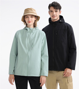 Custom logo Men <b>Jackets</b> With Hood Windproof Waterproof Soft Shell Full-Zip <b>Jacket</b> Team - Product Image 6