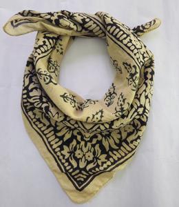 Wholesale New Arrival Hand Block Printed Square Cotton Bandana for <b>Head</b> & Neck <b>Wrap</b> Unisex Casual Summer Wear Breathable Scarves - Product Image 6