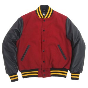 Quantité en vrac bonne couture vente chaude hommes veste universitaire nouveau Design bleu et blanc couleur Letterman hiver hommes veste - Product Image 6