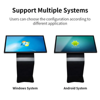 AOOWHAO - Quiosco de Consulta Autoservicio Horizontal con Pantalla Táctil de Vidrio Templado de 32-65 Pulgadas, Personalizado OEM ODM, para Vestíbulo de Hospitales y Centros Médicos