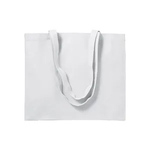 Borsa Tote in Cotone Personalizzata Promozionale con Design a Soffietto e Manici Lunghi - Product Image 4