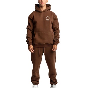 Venta al por mayor pantalones de chándal de ajuste de gran tamaño cómodos y duraderos para correr a diario con cintura Joggers logotipo personalizado algodón 400gsm chándales hombres, s - Product Image 1