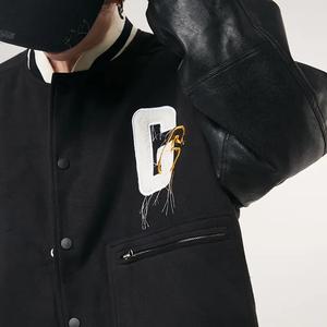 Veste d'université personnalisée, veste d'université en cuir de meilleure qualité, vestes d'université de rue, broderie chenille - Product Image 5