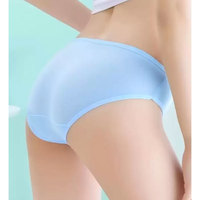 Celana Dalam Wanita Terlaris Warna Solid Katun Bernapas Model Mommy Panties Ukuran Besar Half Slips Bodysuit Lingerie Combo Grosir