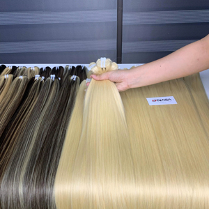 ผมต่อแบบตรงผ้าดิบจากเวียดนามซัพพลายเออร์ขายส่ง - Product Image 3