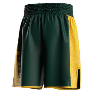 Premium Quality Men Boxing Shorts Custom Logo Printed Breathable Design For Training Wholesale MMA Shorts 2026 - Product Image 2