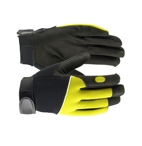 High Quality Leather Mechanic <b>Gloves</b> <b>Anti</b> Slip Impact <b>Gloves</b> <b>Cut</b> Resistant <b>Anti</b> Vibration TPR - Product Image 2