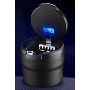Cendrier de voiture à lumière LED avec couvercle Produit de pièces automobiles - Product Image 4
