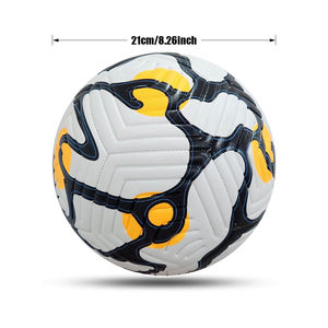 Ballon d'entraînement de football en cuir PU Durable Grip Sports de plein air Taille 5 Ballon de jeu de pratique de Match professionnel - Product Image 3