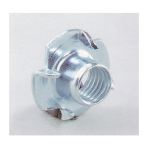 FONDELLO 4 PUNTE IN ACCIAIO ZINCATO MM 22X12 H FILETTATURA 10MA - Product Image 1