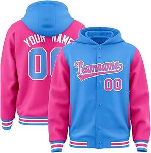 เสื้อแจ็กเก็ตคอปกคอตั้งทำด้วยผ้าขนสัตว์ของผู้ชายสไตล์สตรีทไซส์ XL ออกแบบโลโก้ได้เอง - Product Image 1