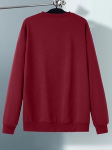New Arrival Lightweight <b>Men</b> <b>Red</b> Cotton Printed Bicycle Design Casual Autumn <b>Sweatshirts</b> Wholesale Plain Blank Printed Oversized - Product Image 2