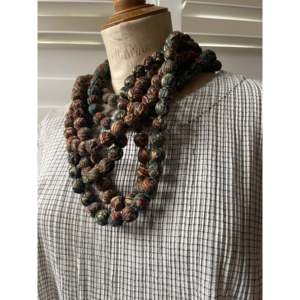 Vestido RIMA Jamdani - Indigo Reflection, Silueta Holgada con Cintura Natural - Product Image 6