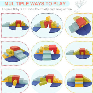 Blocs d'escalade en <span class=keywords><strong>mousse</strong></span> pour jouets jouer 1-3 enfants salle de sport intérieure doux tout-petits Jungle bébé enfant en bas âge à l'intérieur blocs d'escalade en <span class=keywords><strong>mousse</strong></span> - Product Image 5