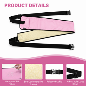 Customized Pink Medical <b>Bed</b> Restraint Belt Elderly Patient Safety Positioning Strap with Adjustable Waist Support - Product Image 3
