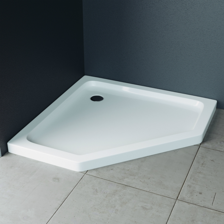 LACONICA European Standard Shower Tray with Anti-Bacterial Gel Coat for Commercial Use