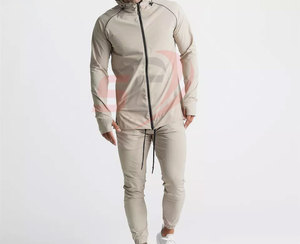 Chándal Deportivo de Invierno para Hombre, 100% Algodón, Corte Ajustado, con Cierre de Cordón, Alta Calidad, Venta al Por Mayor - Product Image 4