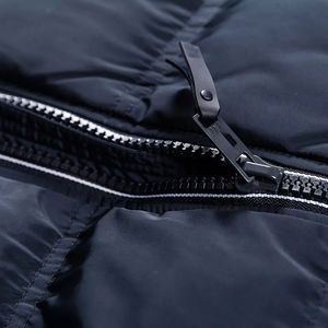 Veste d'hiver en gros Logo personnalisé Broderie Coupe-vent à capuche pour hommes Gilet à bulles sans manches Vente en gros de vêtements d'extérieur à séchage rapide pour hommes OEM - Product Image 6