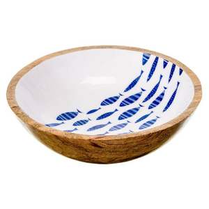 Plateau en bois bol fruits bonbons collations conteneur pour salades de fruits "bols ronds en bois vaisselle alimentaire conteneur outils" - Product Image 5