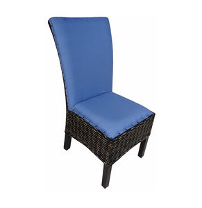 Silla de comedor LoomSeat Cojín de cuero de color lavado de ratán natural Mainstream - Product Image 2