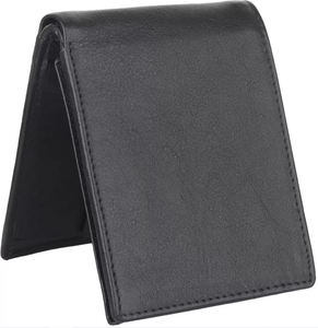 Portefeuille vintage en cuir véritable pour hommes avec fenêtre de carte d'identité Portefeuilles en cuir véritable souple de haute qualité Conceptions classiques personnalisées Portefeuilles - Product Image 2