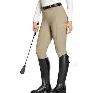 2026 Pantalon d'équitation pour femme, taille haute élastique, pour l'entraînement, anti-transpiration et antidérapant, Jodhpur et Breeches - Product Image 1