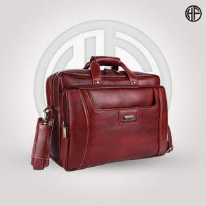 Genuine Leather Brown <b>Medical</b> Representative <b>Bag</b> Made in India - Product Image 6