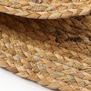 Falda de árbol de Navidad Natural plegable de jacinto de agua estilo bohemio ecológico tejida a mano 36 pulgadas personalizable Vietnam - Product Image 2