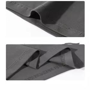 เสื้อฮู้ดสำหรับผู้ชายทรงหลวมสีทึบดีไซน์ใหม่มีแบรนด์ - Product Image 6