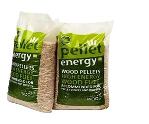 Granulés de bois de pin blanc de qualité supérieure EN + A1 6mm granulés de bois d'épicéa - Product Image 1