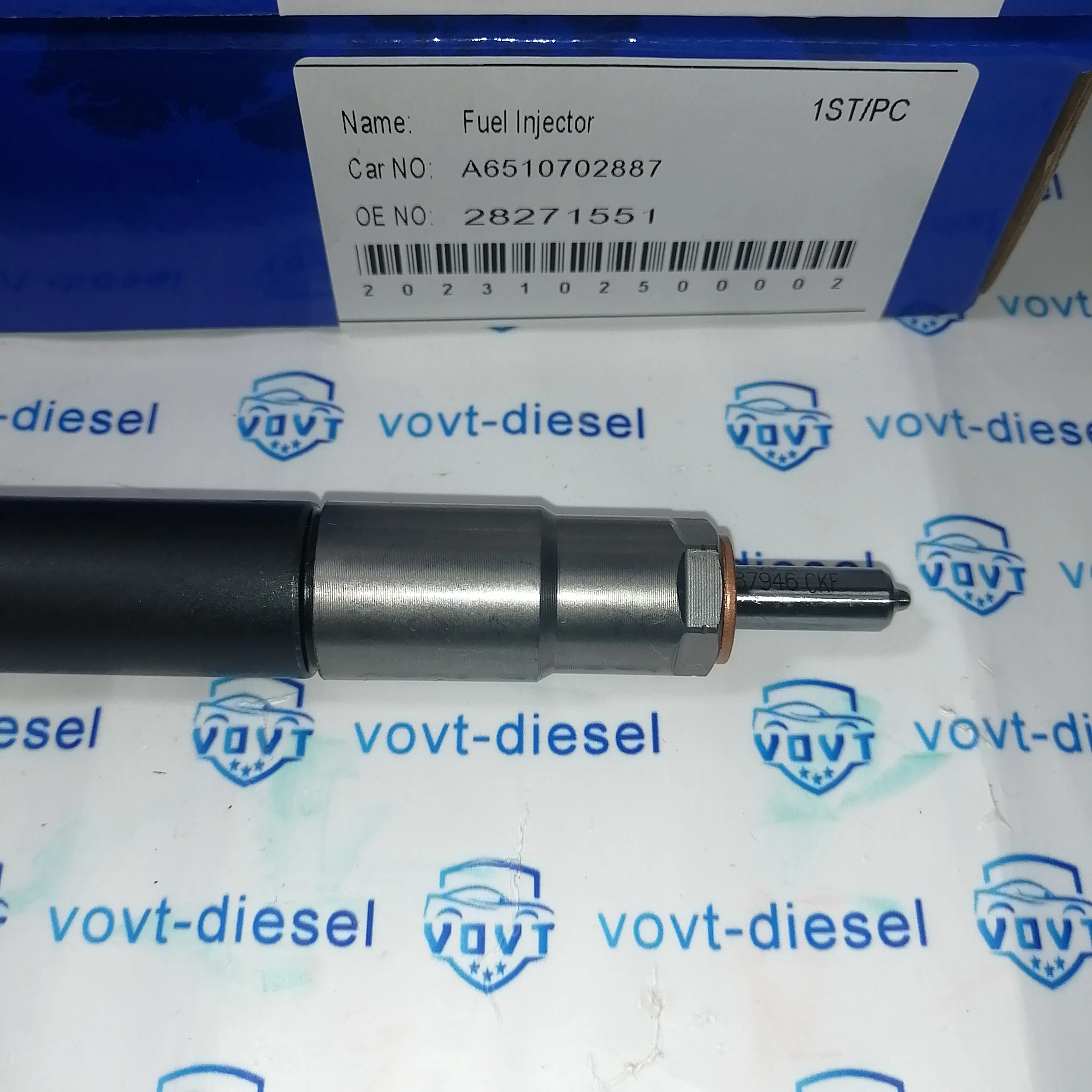 Genuine Quality New Diesel Injector A6510702887 28271551 Common Rail Injector for Delphi Auto Spare Parts