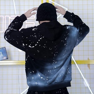Ensemble de survêtement de sport pour homme en deux pièces, brodé, avec fermeture éclair, sweat-shirt à capuche et short, lavage à la pierre, vêtements de sport d'hiver, séchage rapide, respirant - Product Image 6