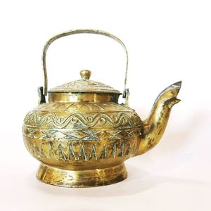 High Performance Brass <b>Tea</b> <b>Kettle</b> with Thick Base Smooth Pouring Design 1.5L Capacity Eco-Friendly Heat-Resistant Classic Style - Product Image 6