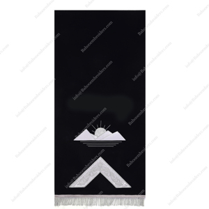 Funda para Pedestal de Caballería Masónica Bordada a Mano con Tres Hilos de Oro, Conjunto Premium BAHOO EMBROIDERS - Product Image 3