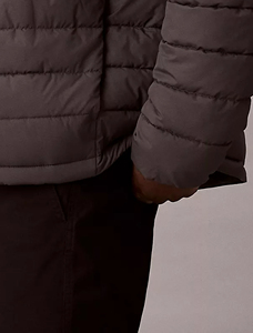 Top Selling Custom Design Supplier Dark Grey <b>Packable</b> Ripstop Mens Puffer <b>Jacket</b> Lightweight Outdoor Nylon Quilted Bubble <b>Jacket</b> - Product Image 6