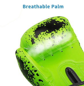 Gants de boxe vintage personnalisables pour MMA Muay Thai Training Punching Kickboxing Gloves for Velcro Poignet Support Imprimé - Product Image 6