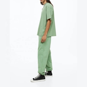 T-Shirt à col rond en coton pour homme, haut à Logo personnalisé, uni, de qualité supérieure, vente en gros, été, 100% - Product Image 5