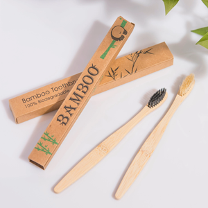 Brosse à dents en bois brosses dentaires de soins bucco-dentaires pour dents brosses à dents en bambou tailles personnalisées avec logo gravé - Product Image 4