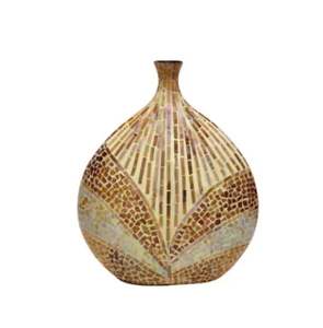 Hot Selling High Quality Iron MOP Flower <b>Vase</b> Luxury Home Decor Design Custom Size Wholesaler Offers <b>Cheap</b> Price - Product Image 4