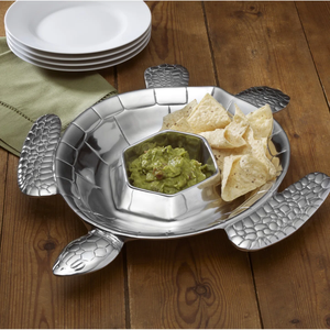 Export Quality Silver Finished Stainless Steel <b>Chip</b> And Dip Bowl For Serving <b>Chip</b> And Dip <b>Tray</b> Other Snacks With Silver Finished - Product Image 5