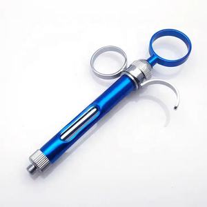 Jeringas dentales de aspiración azul 2,5 mango de anillo 1,8 ml/2,2 ml acero inoxidable/latón Manual reutilizable agarre ergonómico profesional - Product Image 5