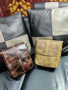 Bolso Bandolera Cruzado de Cuero Genuino Marrón para Mujer, Bolso Tipo Sling con Correa Ajustable - Product Image 5