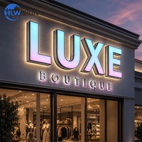 Fabricant d'origine – Lettres murales 3D élégantes – Enseigne LED personnalisée pour magasin – Panneaux lumineux sur mesure pour studio, boutique, intérieur et extérieur