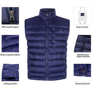 Chaleco acolchado para hombre de diseño personalizado más vendido de 2024, ropa de calle de talla grande de alta calidad, tela de poliéster con carcasa de nailon, logotipo suave - Product Image 4