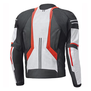 Nueva mejor calidad último diseño con chaqueta de cuero de carreras de motos de protección completa chaqueta de cuero de moto al por mayor de los hombres - Product Image 2