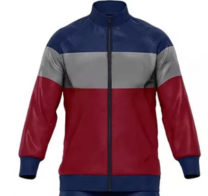 Chándal de sublimación con cremallera completa con tecnología de secado rápido y joggers cónicos perfectos para entrenamiento y sesiones deportivas - Product Image 3