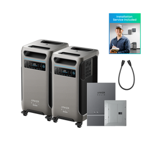 ส่วนลดโรงงานสุดพิเศษ SOLIX F3800 Plus ชุดอุปกรณ์บ้านอัจฉริยะ 2 ชุด พร้อมบริการติดตั้ง แผงโซลาร์เซลล์ 2000W ตัวควบคุม MPPT 2048WH - Product Image 1